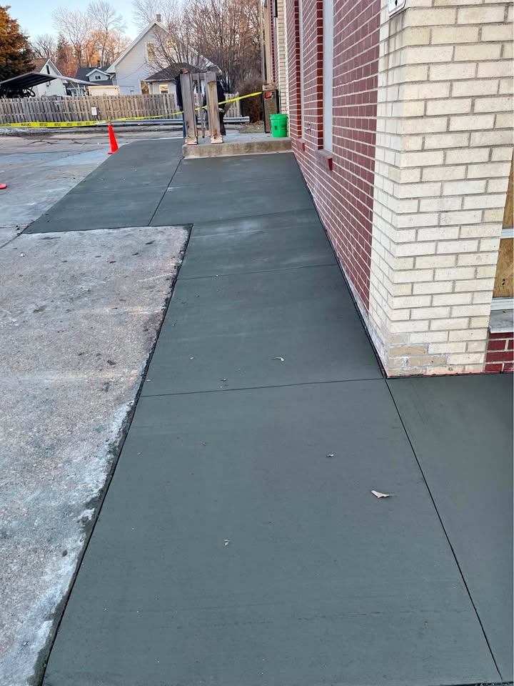 Concrete repair or cracked sidewalk section in Enid Oklahoma